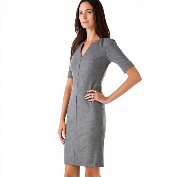 Diane Von Furstenberg Dresses & Skirts - NEW Diane Von Furstenberg Wool Blend Aurora Dress Heather Grey 14